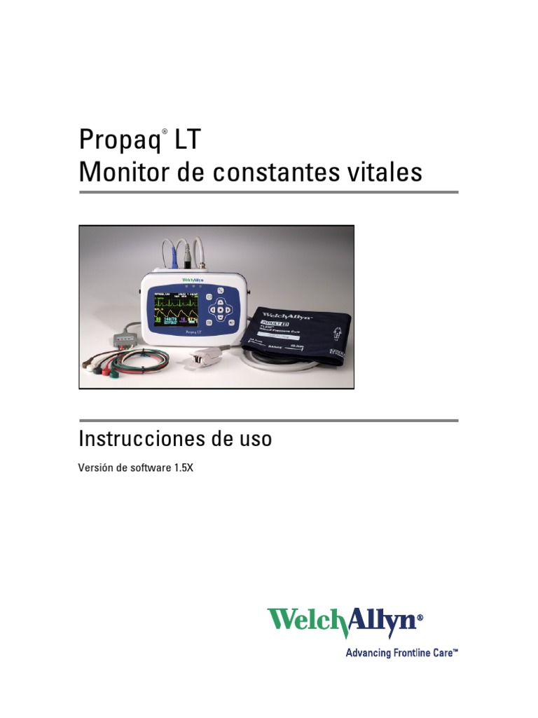 MONITOR SIGNOS VITALES PROPAC LT | PDF | Marcapasos cardíacos ...