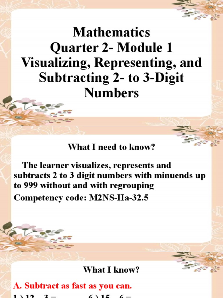 Mathematics Module 1 2nd Quarter | PDF