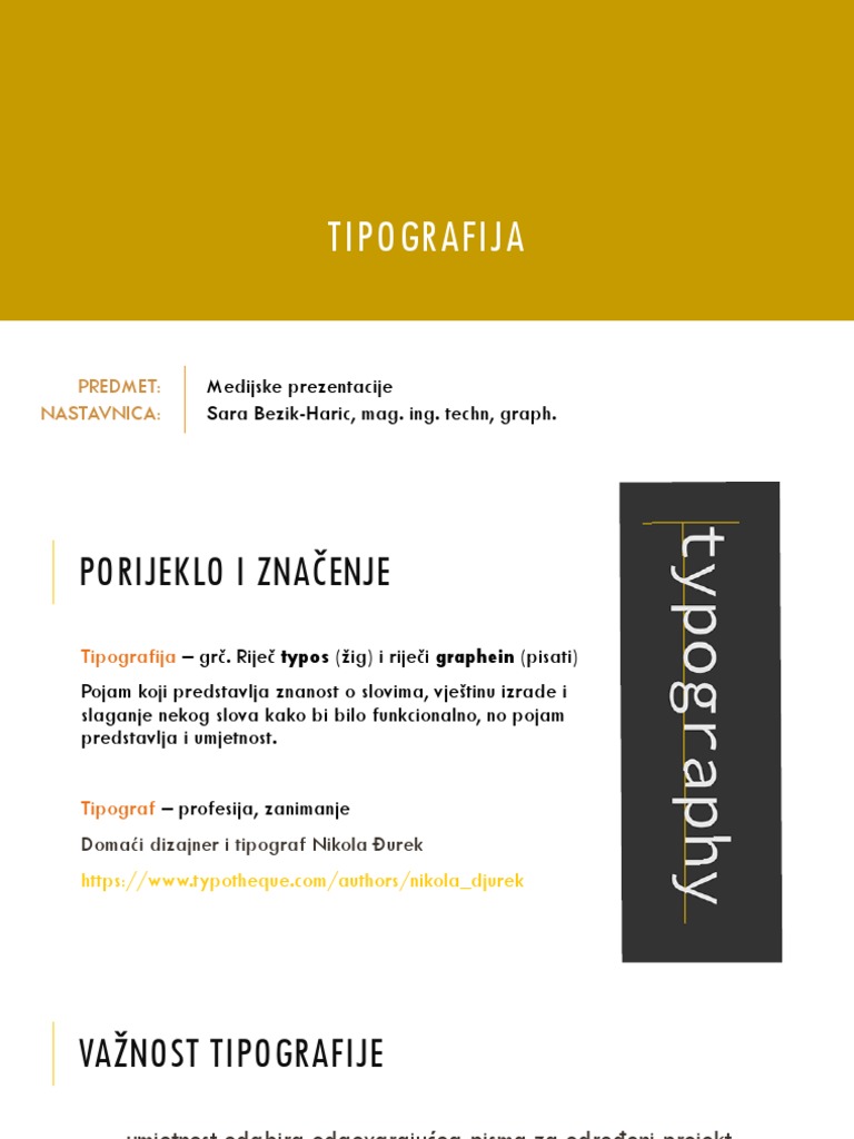 Tipografija | PDF
