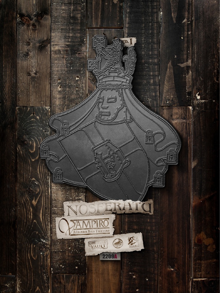 ALCHEMY GOTHIC NOSFERATU'S Resto Vampiro Peltre Sarcófago Colgante