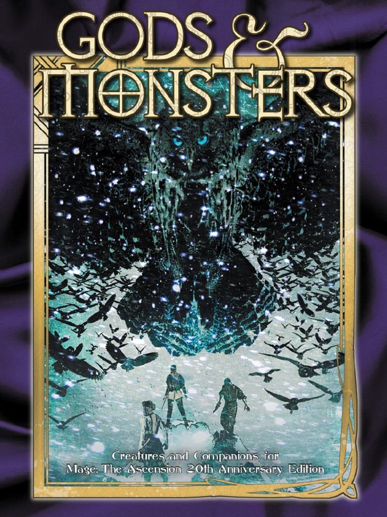 M20 Gods and Monsters (Final Download) | PDF | Reality | God, image size:768x1024