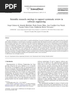 Calmon Et Al. - 2007 - Scientific Research Ontology To Support Systematic Review in Software Engineering