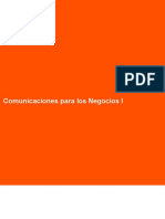 Comunicaciones para Los Negocios 1 - IL2 - Sesión 8