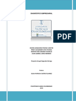 TRABAJO 3280381231 Proyecto Grupal Diagnostico Empresarial Segunda Entrega