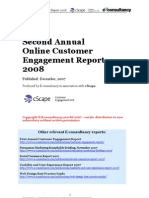 Customer Engagement Report 2008