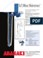 Li'l Blue, Belt Oil Skimmer, Portable Belt Skimmer - Abanaki Corporation