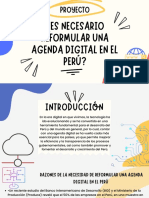 ¿Es Necesario Reformular Una Agenda Digital en El Perú