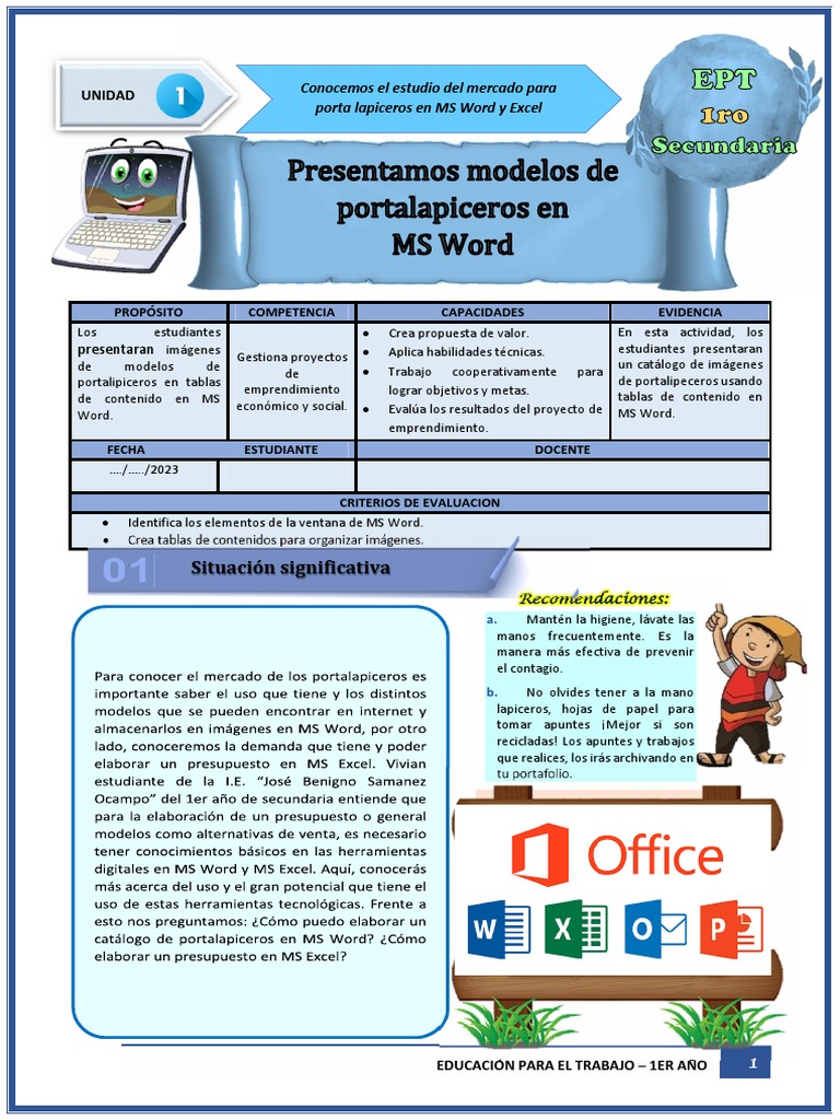 Catálogo de Portalápices en MS Word | PDF | Microsoft Excel | Microsoft ...