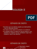 Cristología - Estados de Cristo