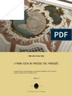 A Prova Ilicita no Processo Civil Portugues