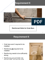 Requirement 6 - Reinforced Walls For Grab Bars