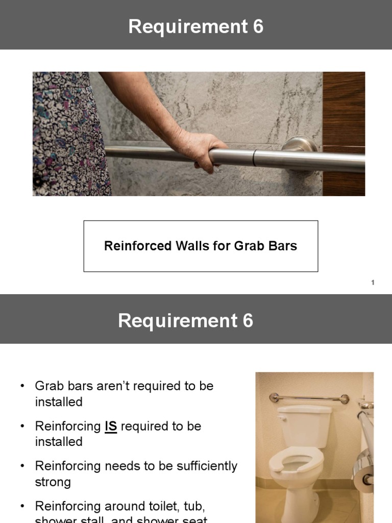 Grab Bar Reinforcement Guidelines | PDF | Shower