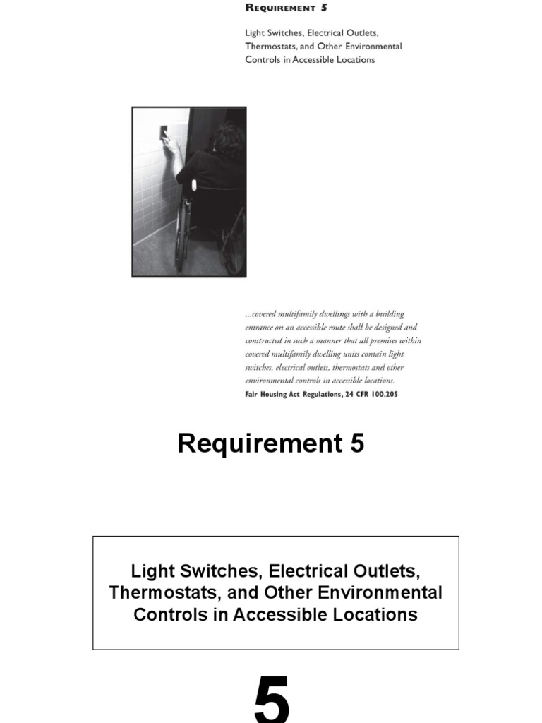 Requirement 5 Controls in Accessible Locations PDF Switch Ac