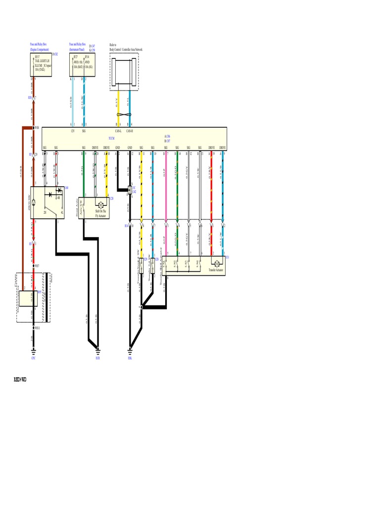 Electrical Wiring Diagrams Isuzu Dmax4WD | PDF