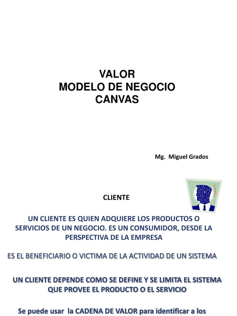 02 04 Modelo Canvas | PDF | Modelo de negocio | Cliente