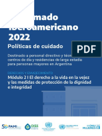 Módulo 2 POLITICAS DE CUIDADO EN TERCERA EDAD