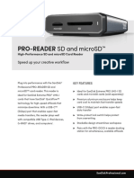 Data Sheet Pro Reader SD Microsd