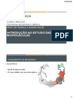 1. INTRODUÇÃO AO ESTUDO DAS BIOMOLÉCULAS