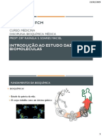 Aula 00 - INTRODUÇÃO AO ESTUDO DAS BIOMOLÉCULAS