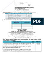 Science 5 - Week 7 - Summative Test