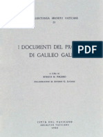 GALILEI GALILEO - Actas Del Juicio A Galileo - Archivo Vaticano