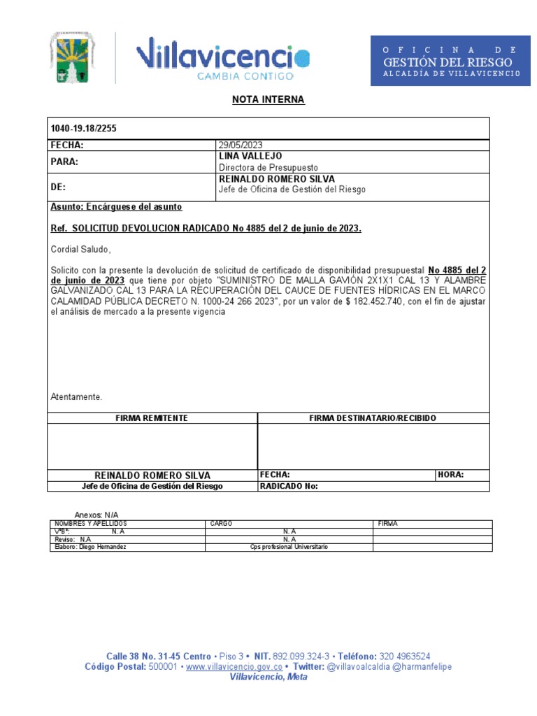 SOLICITUD DE DEVOLUCION HACIENDA 8 DE JUNIO | PDF