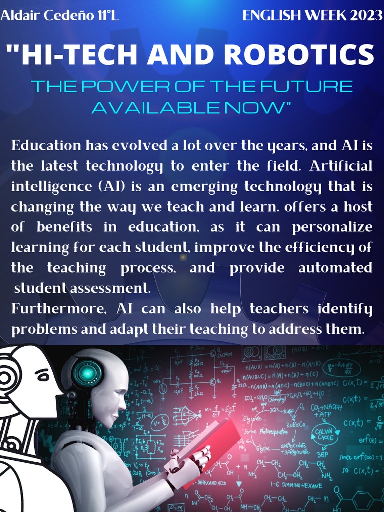 AI and Robotics in Modern Education | PDF | Artificial Intelligence ...