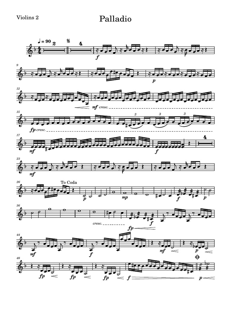 Palladio Violins 2 | PDF
