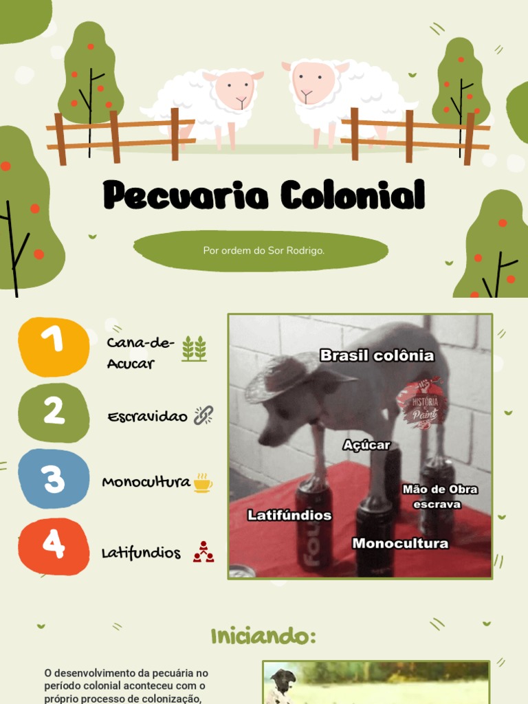 Impacto da Pecuária no Brasil Colonial | PDF | Turismo