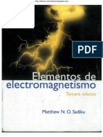 Sadiku Matthew Elementos de Electromagne