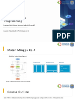 Mobile Programming Layout Microteaching