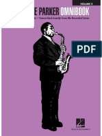 Charlie Parker - Omnibook - Volume 2 for B-flat Instruments - 2019