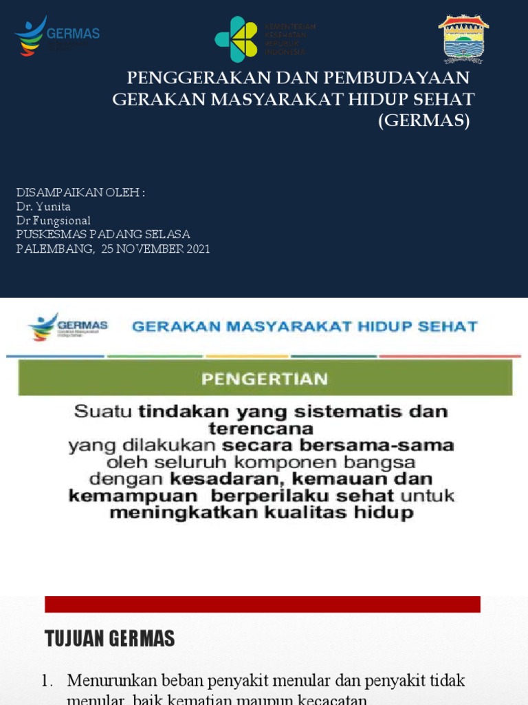 Contoh PPT Germas | PDF