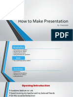 How To Make Presentation