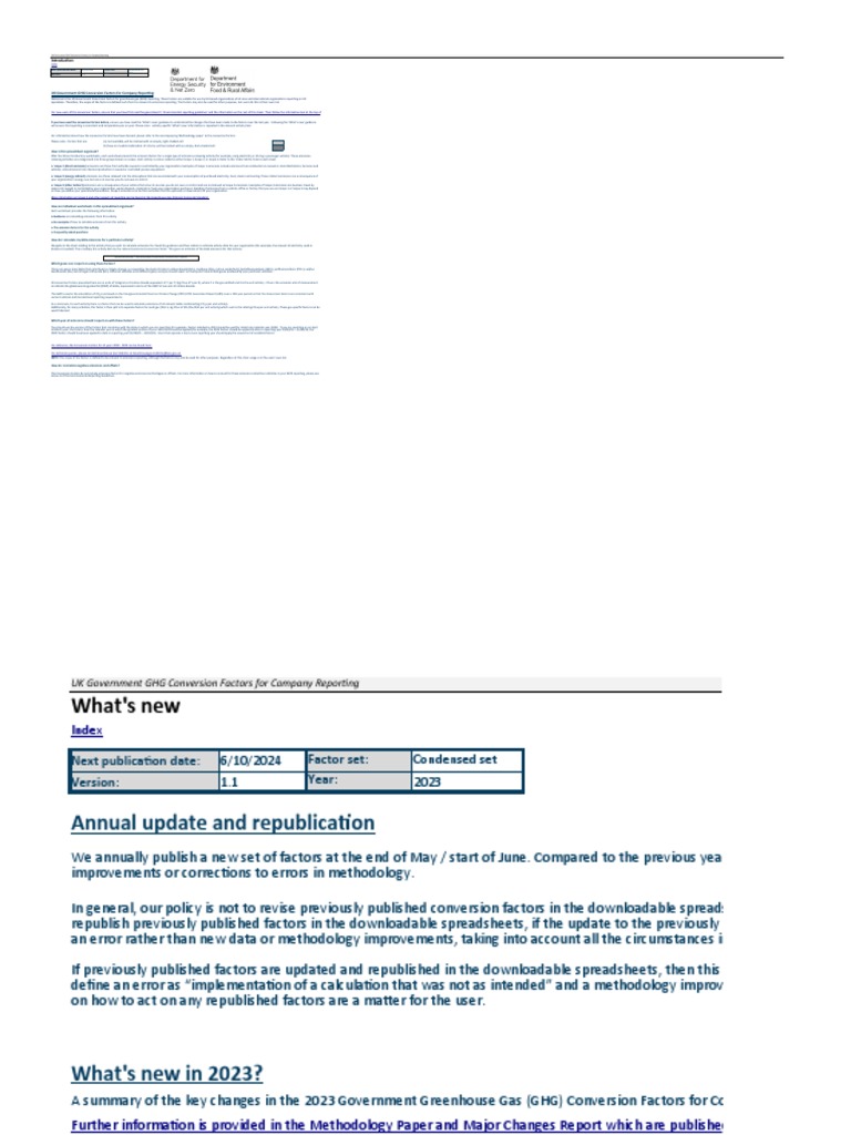 ghgconversionfactors2023condensedsetupdate PDF Greenhouse Gas