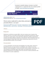 Chronic Anemia Complicated by Cardiac Failure, Pulmonary Hypertension, and Pericardial Effusion: A Case Report