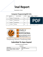 RKOCEHA12 - Project - CSE101 - CSE 101 Project