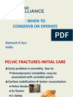 1.10 Decision Making in Pelvic Fractures When To Conserve or Operate