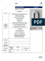 TECHNICAL SPECIFICATION-bladeless Fun With Heater Table Model (Ventilador Con Base)