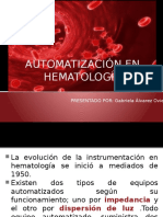 Automatizacion en Hematologia