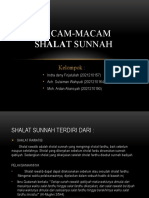 Macam-Macam Shalat Sunnah