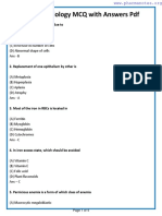 Pathophysiology MCQ With Answers PDF
