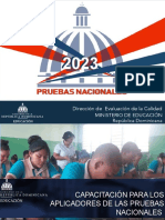 Capacitación Aplicadores Pruebas Nacionales 2023.