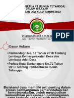 Pembinaan RT - 2022