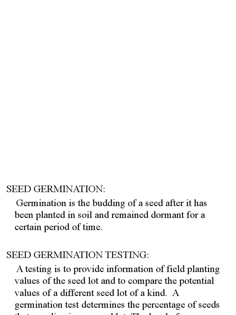Rice Seed Germination - 112914 New | PDF | Seed | Germination