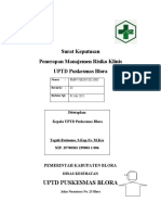 SK Penerapan Manajemen Resiko Klinis