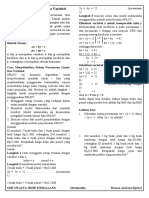 Sistem Persamaan Linier Dua Variabel