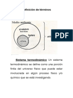 Definiciones (1) Termodinamica