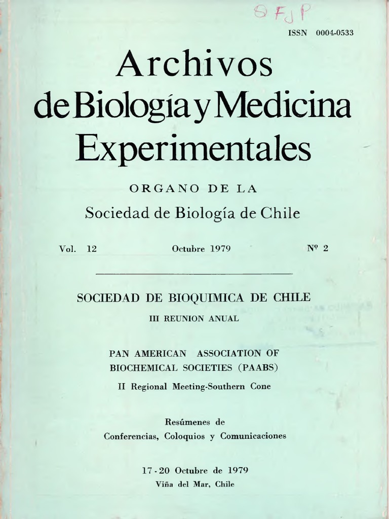 Archivos de Biología y Medicina Experimentales | PDF | Universidad