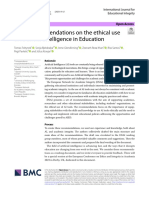 Enai Recommendations On The Ethical Use of Artificial Intelligence in Education